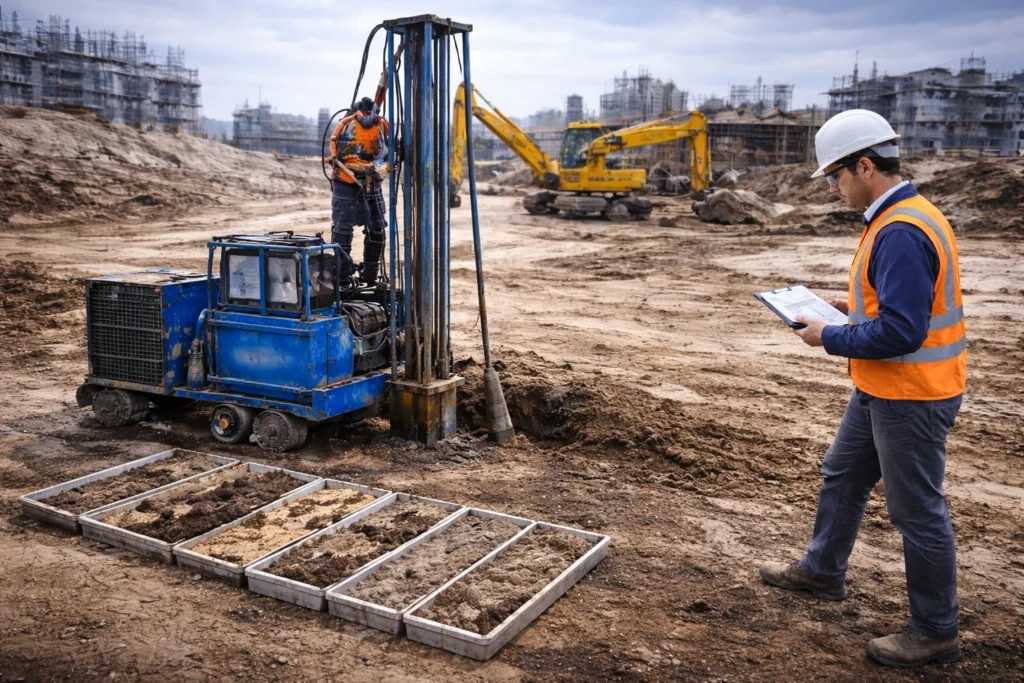Soil testing services by Civil-Vision Bangalore