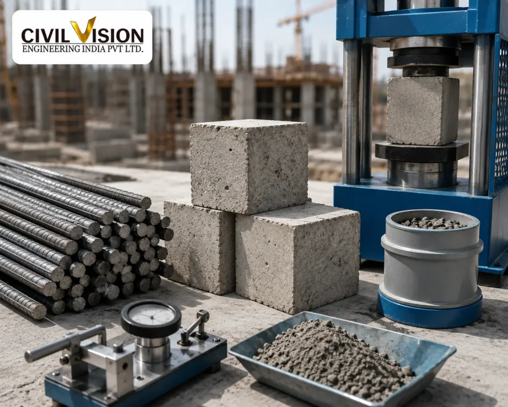 Material testing services in Bangalore by Civil-Vision