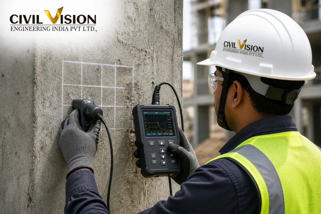 NDT testing in Bangalore by Civil-Vision