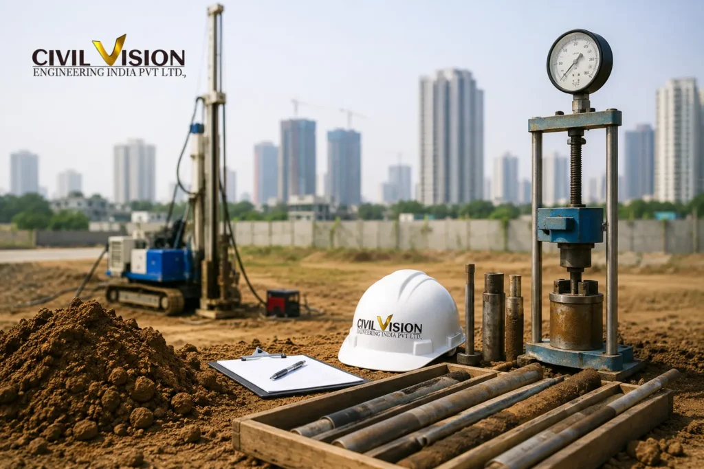 Soil testing in Bangalore by Civil-Vision